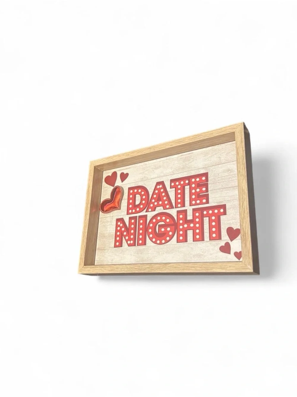 Date Night Wooden wall hanger Home accessory